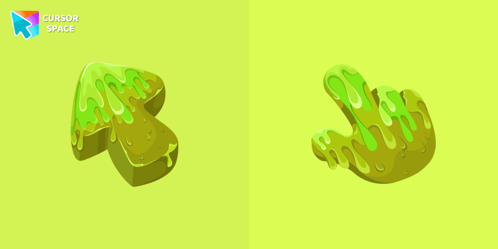 Slime Texture cursor cursor pack
